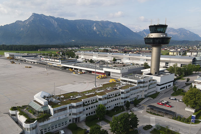 Salzburg Airport terminal Austria