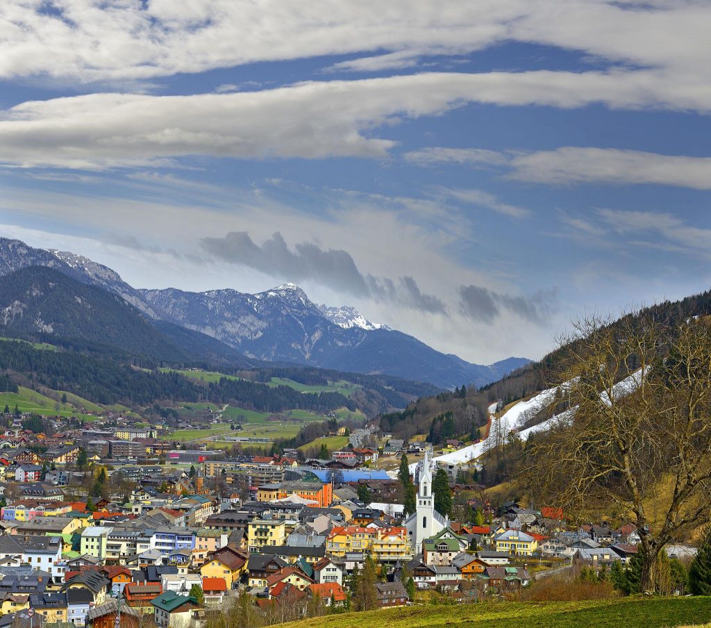 Schladming alpine village Ski Amade Austria