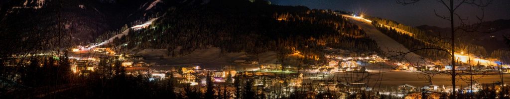 Flachau ski resort village in the Austrian Alps Ski Amade region