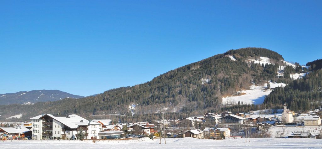 Flachau ski resort village in the Austrian Alps Ski Amade region
