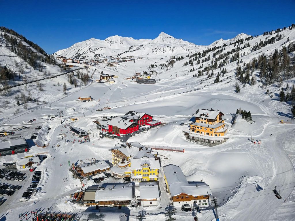 Obertauern ski slopes Salzburg region Austria