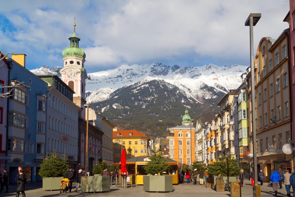 Golden Roof landmark in Innsbruck during private tour from Salzburg