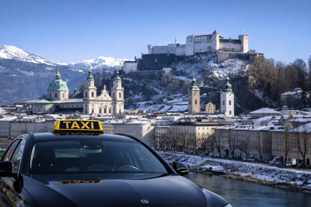 Taxi Salzburg airport transfer service in Salzburg city