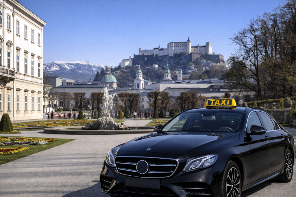 Taxi service Salzburg near Mirabell Salzburg transfer taxi